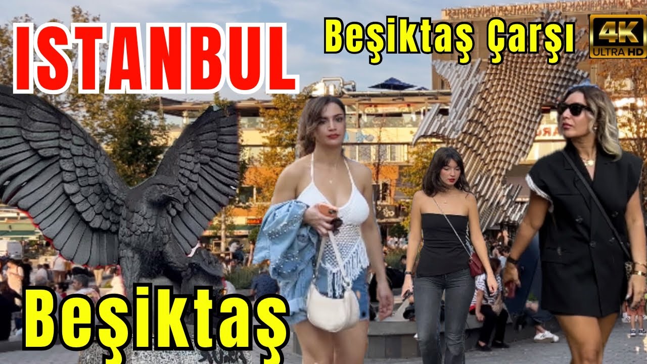 🇹🇷 Istanbul Beşiktaş Square Çarşı Iskele 4K