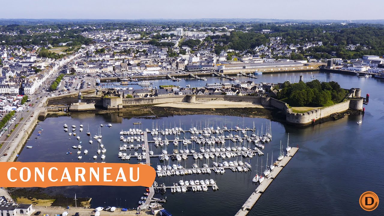 Concarneau - Drone - Documentaire Aérien 4k - Aerial Footage 4k