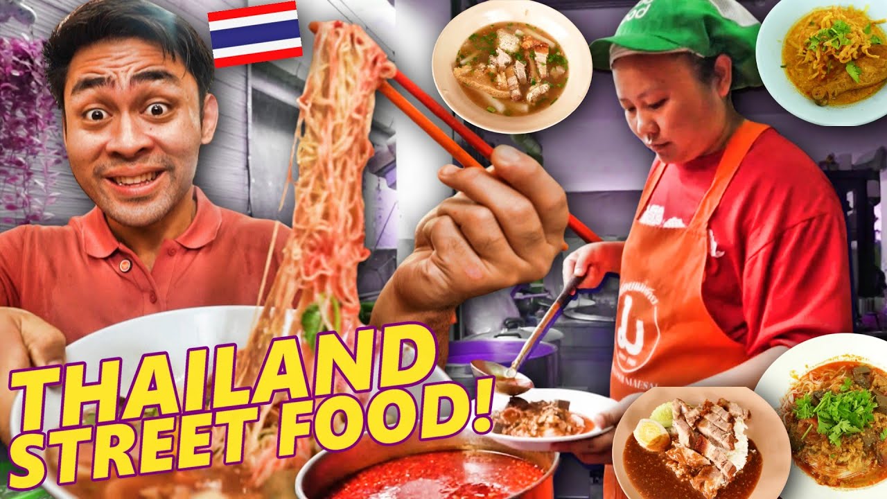Authentic THAI Street Food Tour in Thailand! 3 Must Try MICHELIN Food in Chiang Mai 🇹🇭