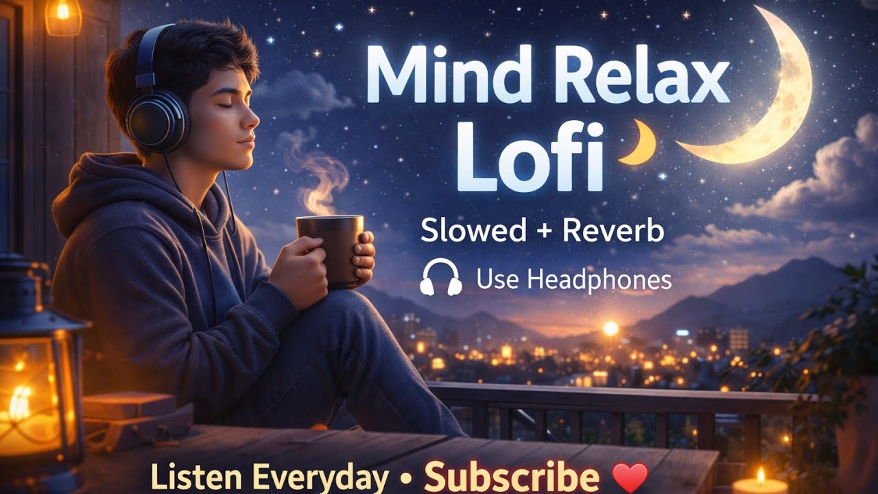 Mind Relax Lofi Beats | Slowed + Reverb | Peaceful Night Music | Mind Relax Lofi Beats | 2026 song
