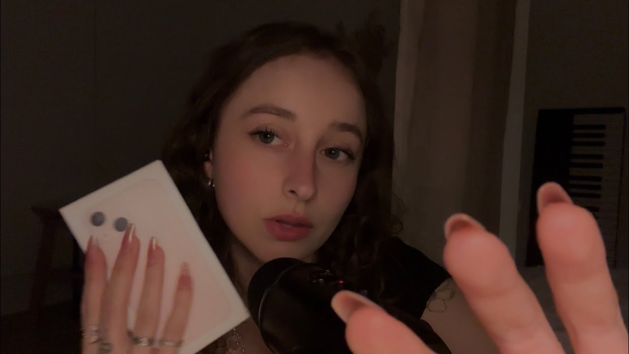 ASMR mouth sounds and tapping