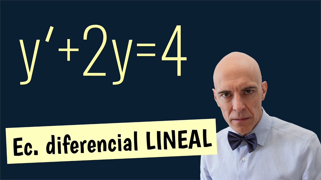 Ecuaciones diferenciales lineales por el m&eacute;todo del factor integrante. Te lo explico al detalle