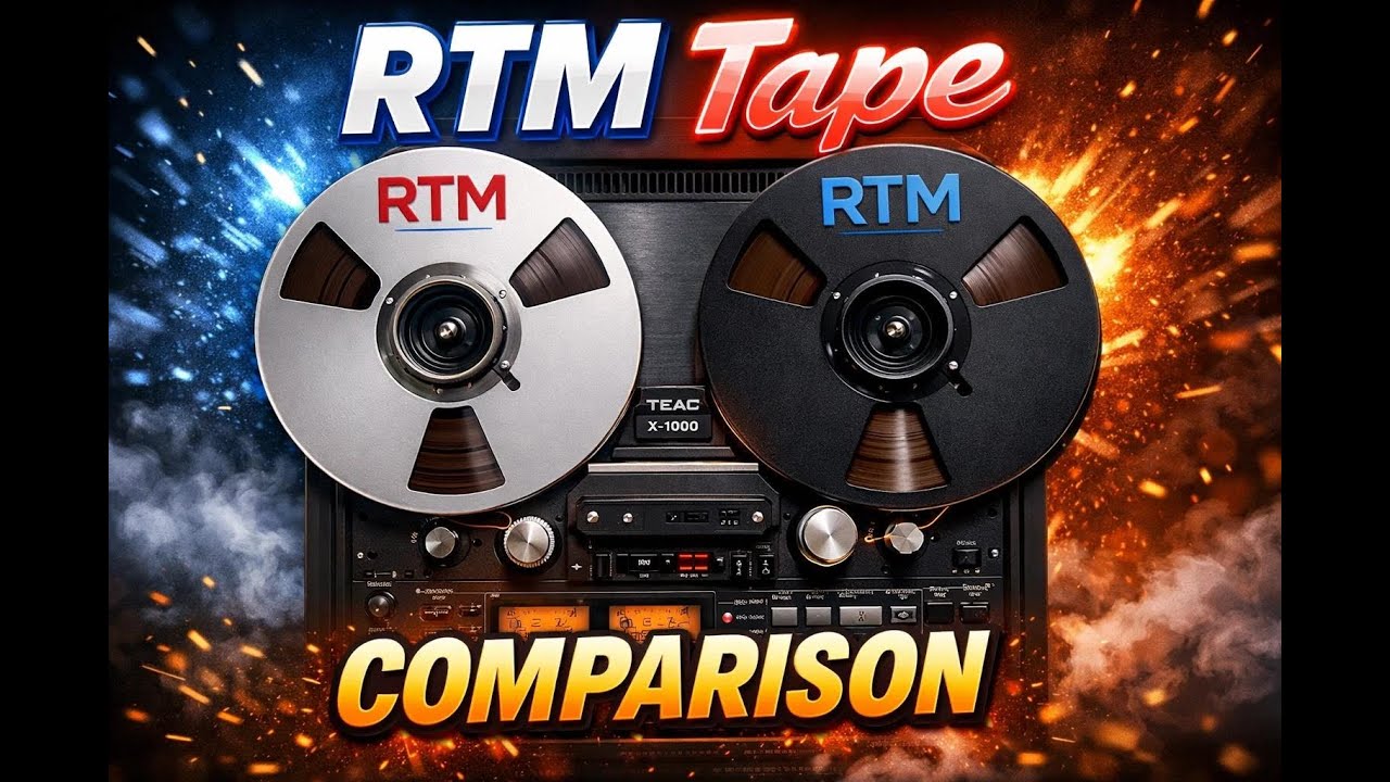 Reel To Reel RTM Tape Showdown LPR90 vs LPR35 vs SM900 vs SM911