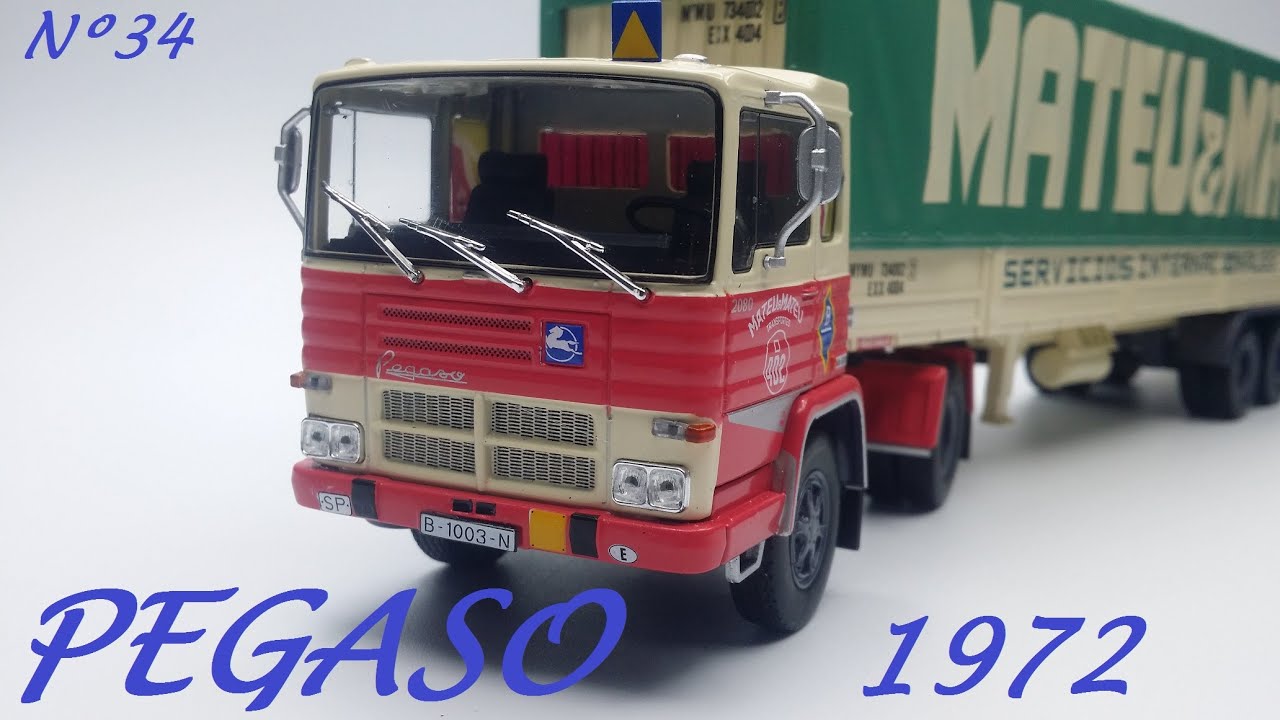 CAMION PEGASO 2080/50 MATEU &MATEU 1972 DIECAST  SCALE 1:43 Nº34  ESPECTACULAR