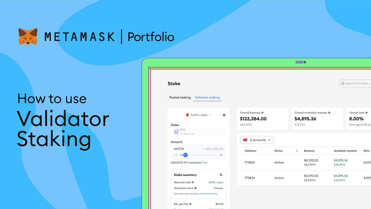 How to use Validator Staking on MetaMask