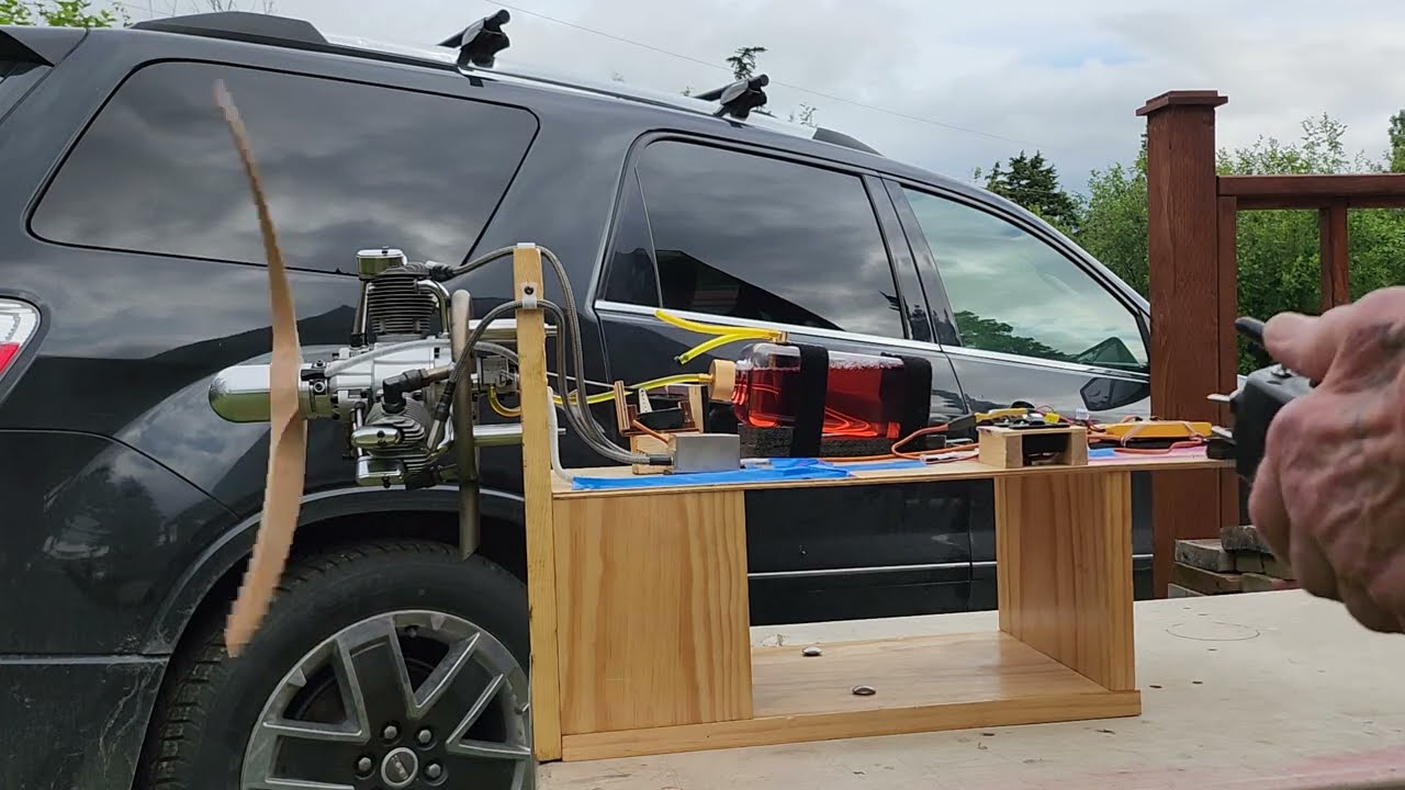 Test Run Saito FG 60cc R3 Engine