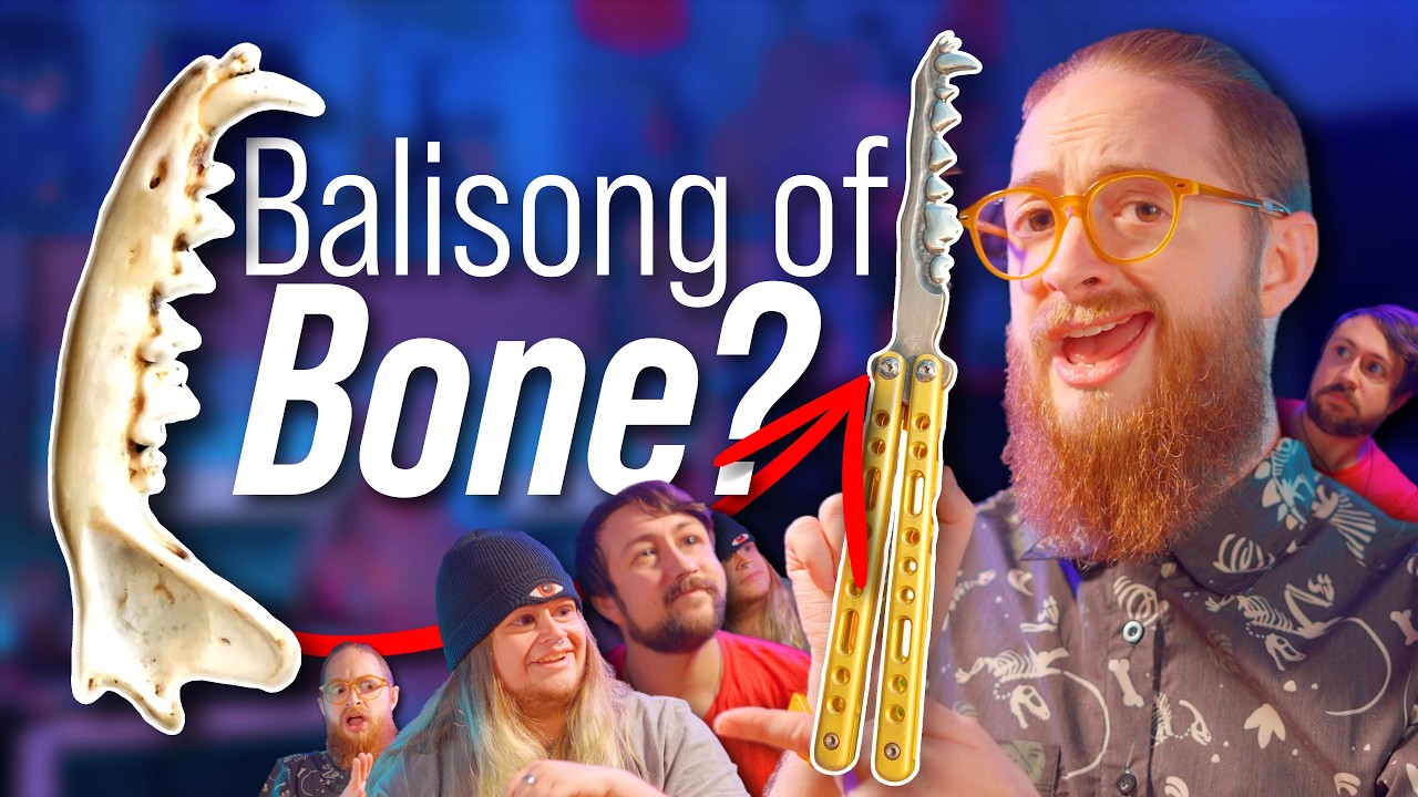 This Knife is TEETH?? - The Jawbone Balisong by GP Blades