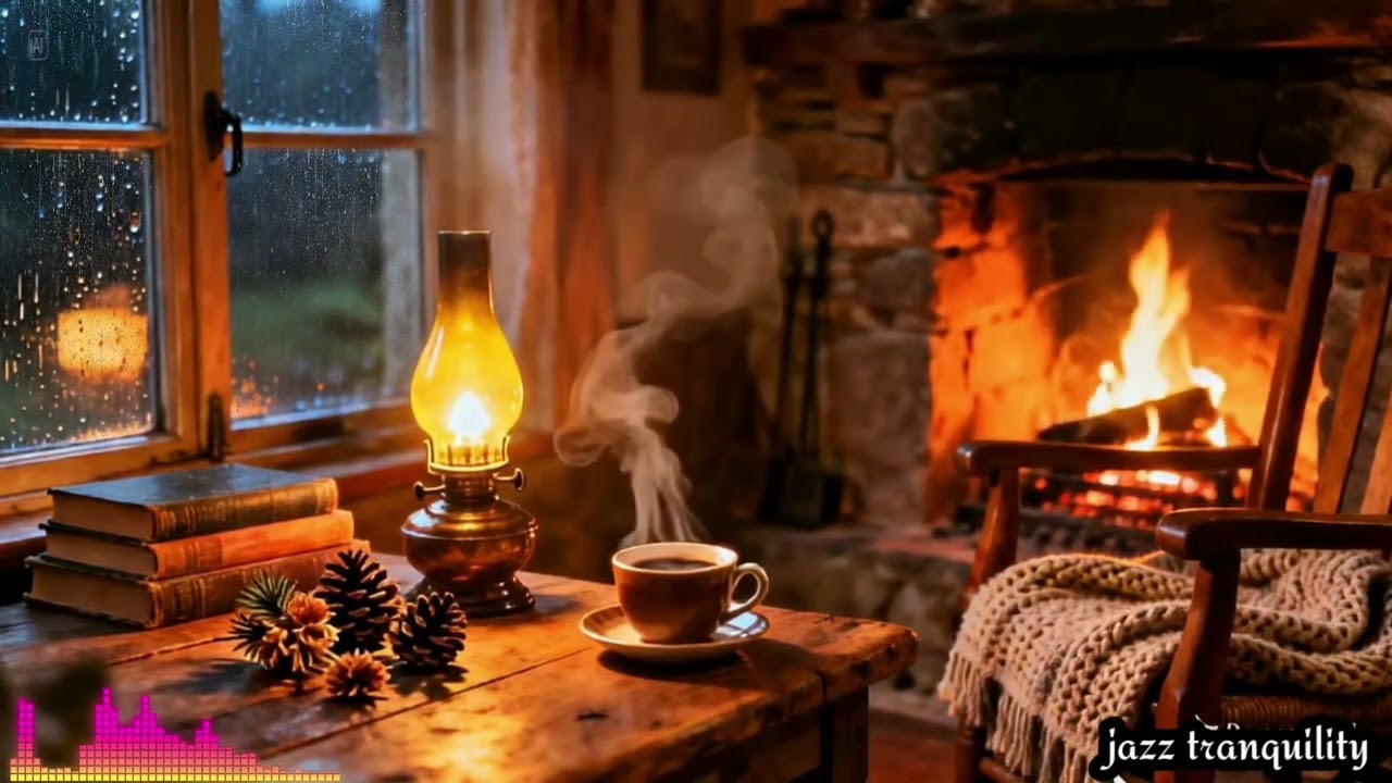 Warm Fireplace Jazz Piano  Relaxing Music for Study, Sleep & Cozy Nights