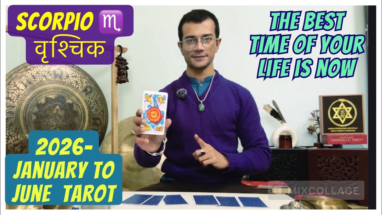 Scorpio ♏️ वृश्चिक राशि | 2026- jan to June tarot| this is the best year for career & love ❤️ 