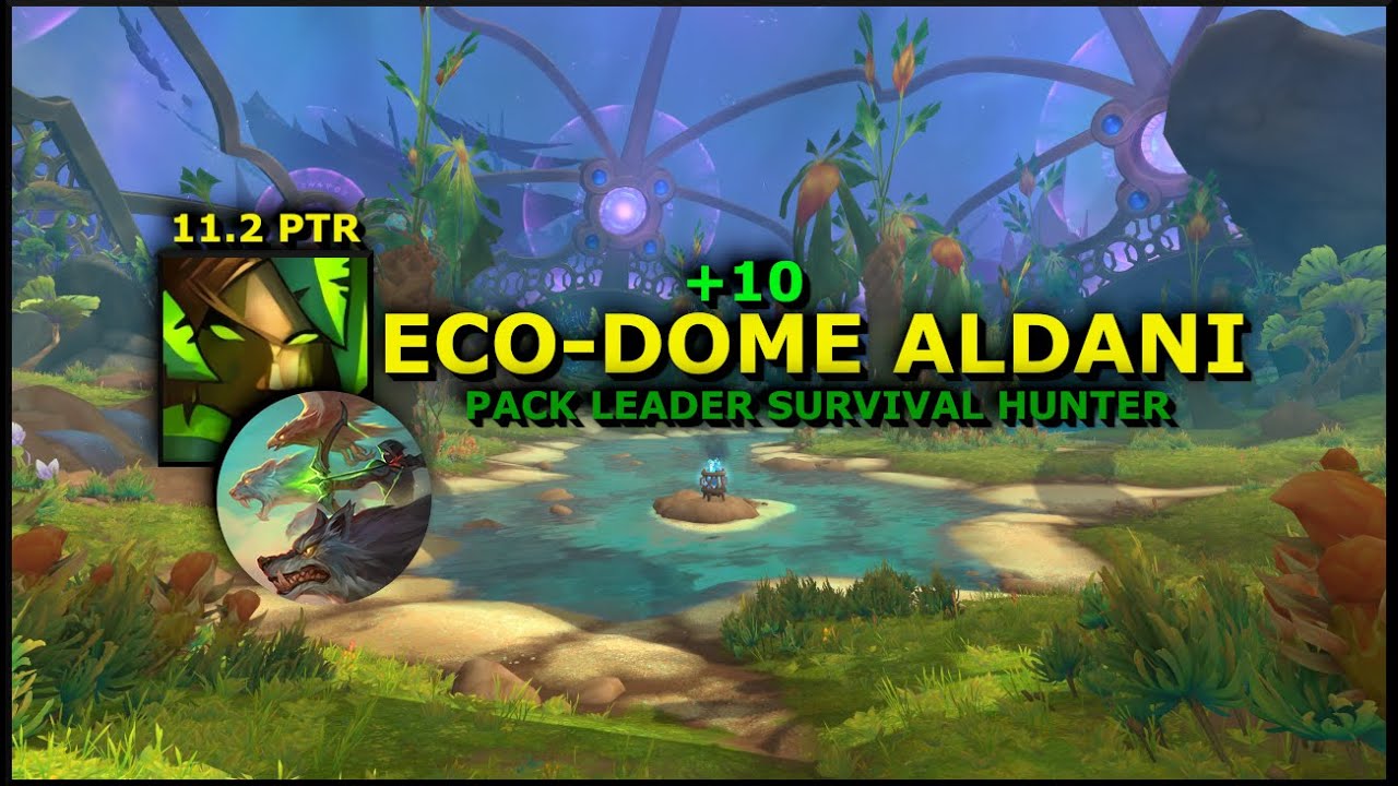 STAMPEDE IS CRAZY... when it works - 11.2 PTR - Pack Leader Survival Hunter - Eco Dome Aldani +10