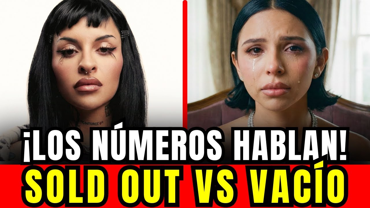 Mientras CAZZU arrasa con SOLD OUTS, Ángela Aguilar NO VENDE y esto pasó...