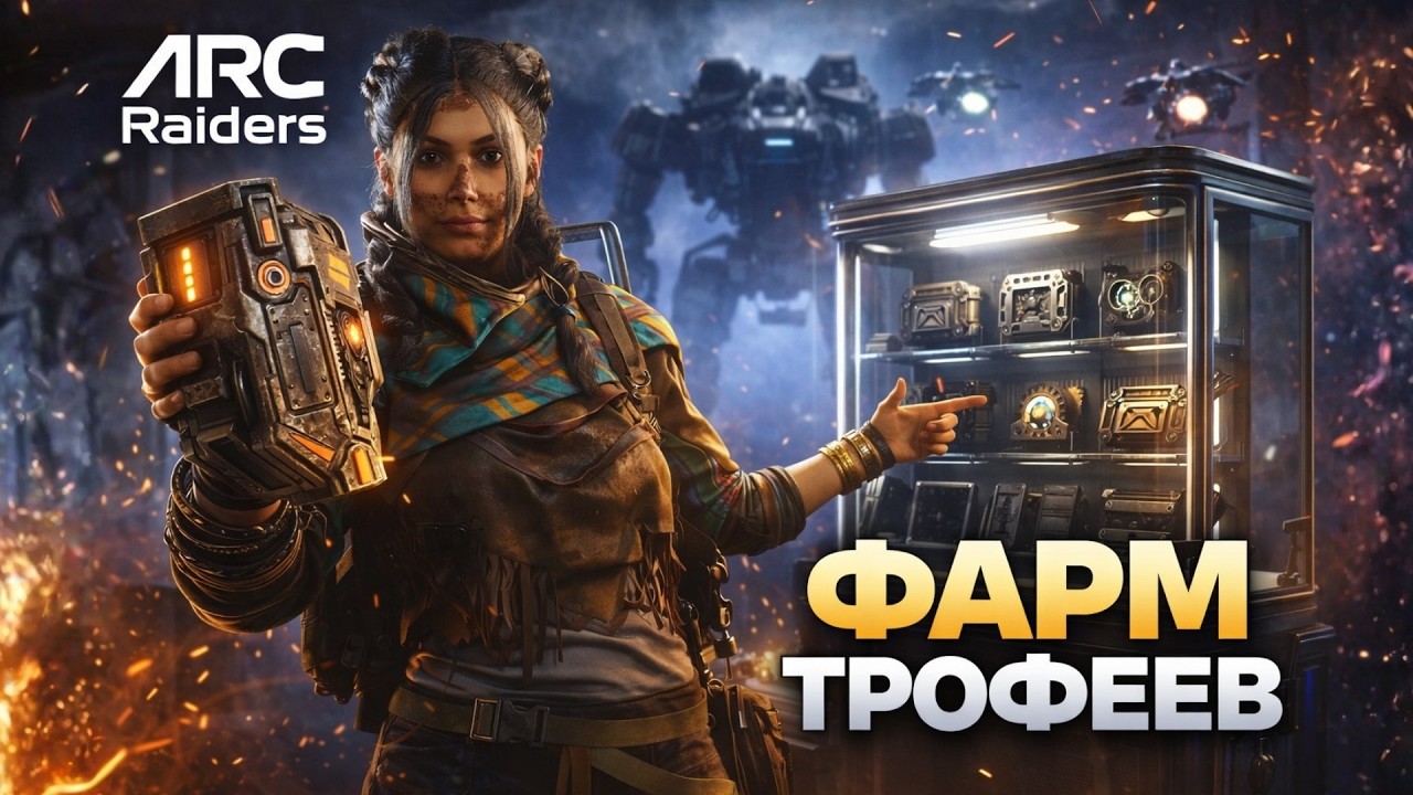 ПРОЕКТ “ВИТРИНА ДЛЯ ТРОФЕЕВ” ФАРМЛЮ НУЖНЫЕ РЕСУРСЫ ⚙️ ARC Raiders
