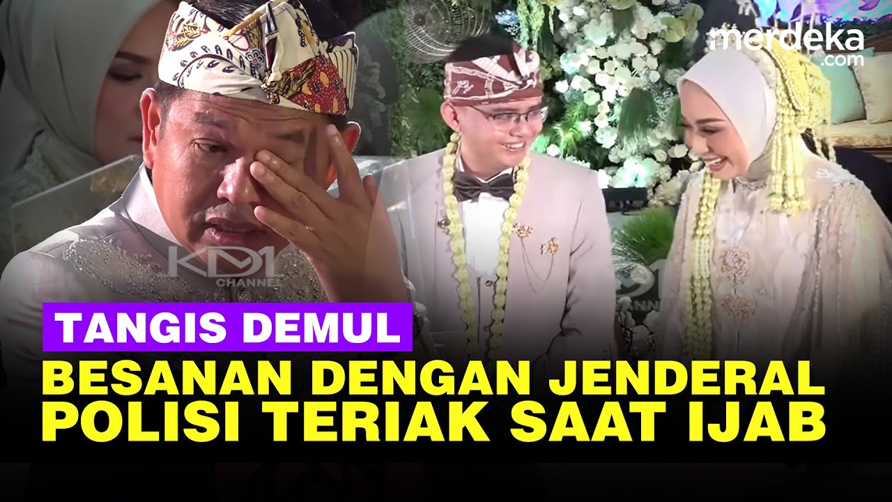 Momen Tangis Dedi Mulyadi Teriak Sah Saat Ijab Kabul Anak, Besanan Dengan Jenderal Polisi