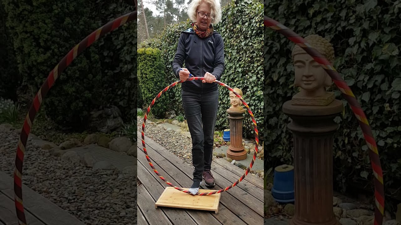 Wie falte ich einen Travel Hula Hoop?