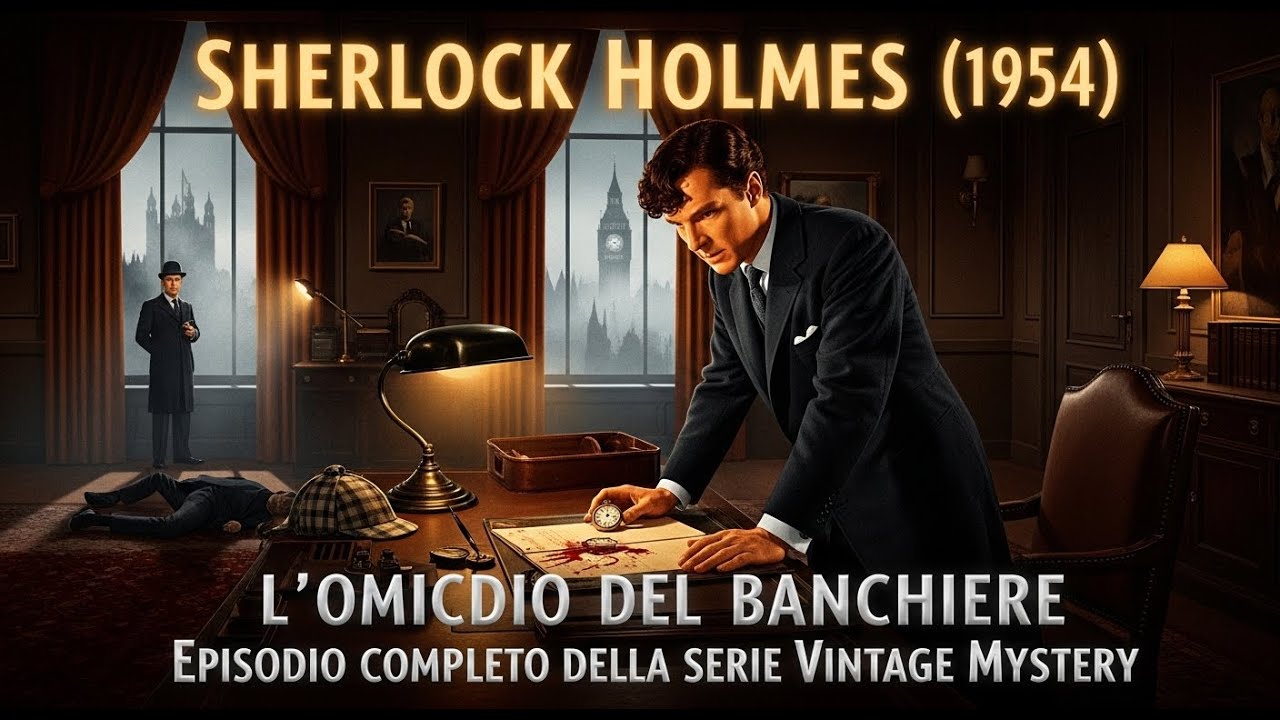Sherlock Holmes (1954) &ndash; L'omicidio del banchiere | Episodio completo della serie Vintage Mystery
