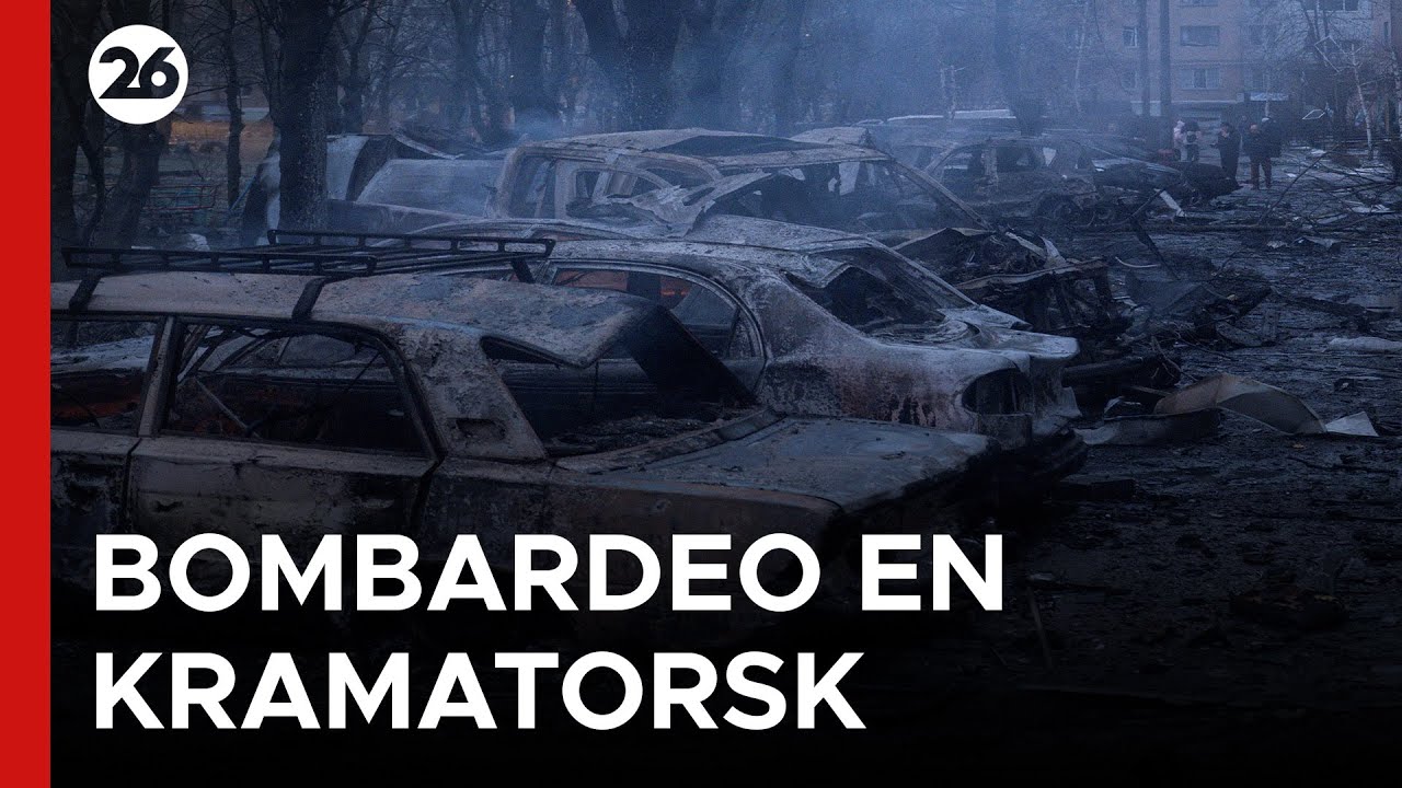 🇺🇦 NUEVO ATAQUE RUSO | Un muerto y tres heridos por un bombardeo contra la ciudad de Kramatorsk