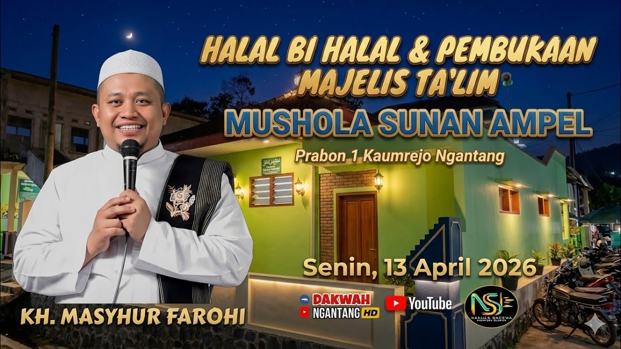 🔴 LIVE | MUSHOLA SUNAN AMPEL PEMATERI KH.MASHUR FAROHI | M.TA'LIM RUTIN, 13 APR 2026 | BAB : FIQIH