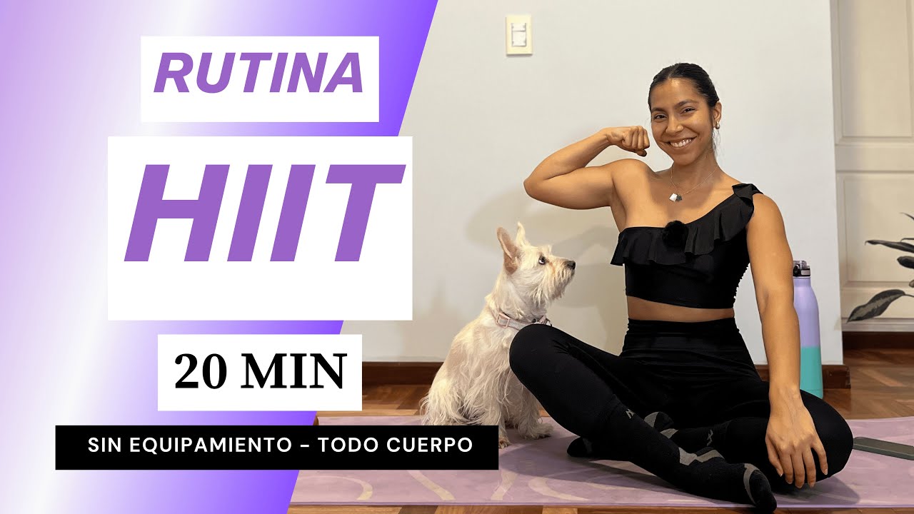 Entrenamiento HIIT 20 Min en Casa — Sin Equipo