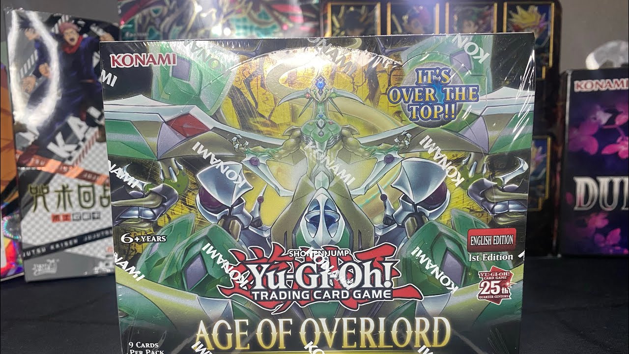 Best Set of the Year?!? Yugioh TCG Age of Overlord box break