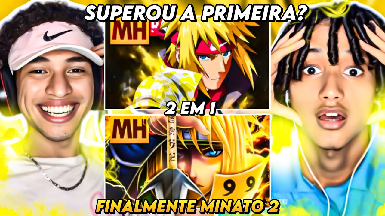REACT EM DUPLA| Tipo Minato 1 & 2 ⚡️(Naruto) Especial 100M | Prod. Sidney Scaccio | MHRAP