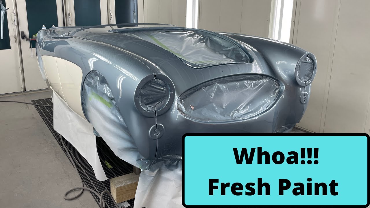 57 Austin Healey 100-6 Rest. Pt 18 - Paint !!!!!!