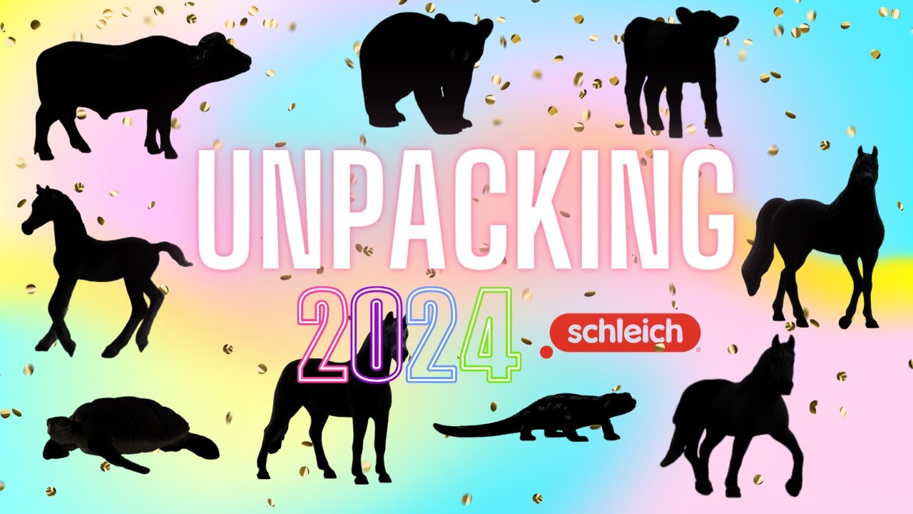 Unpacking #149 - Nowości Schleich 2024 😍💕🐎🐻🐮🦎🦍🦏🐃🐑🐢