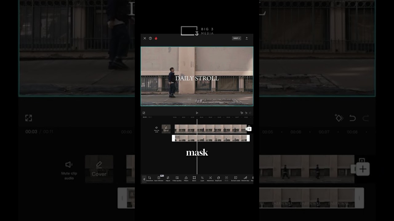 Учебное пособие по CapCut &mdash; отображение текста при ходьбе #шорты #capcut #учебное пособие