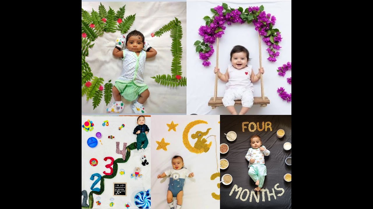 Creativity Baby photoshoot ideas at home/photoshoot