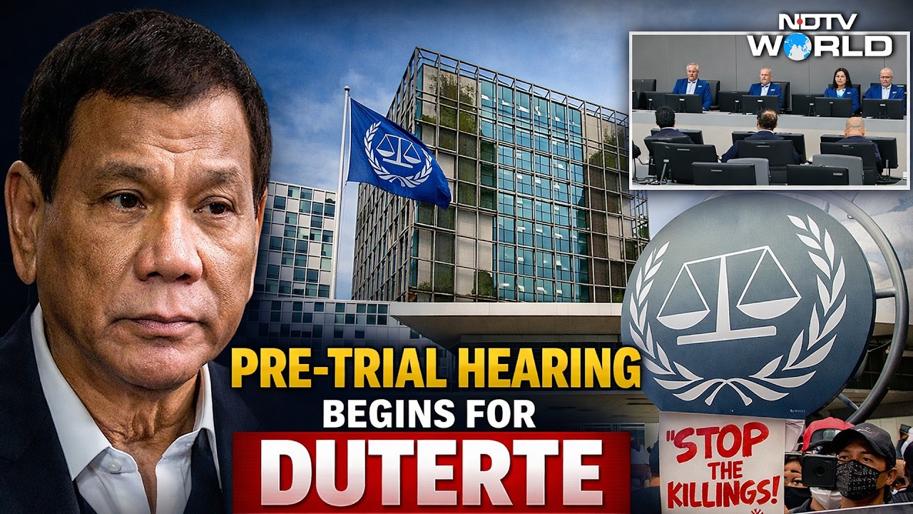 Rodrigo Duterte Trial LIVE | ICC Judges Assess Case Against Duterte Over ‘War On Drugs’ killings