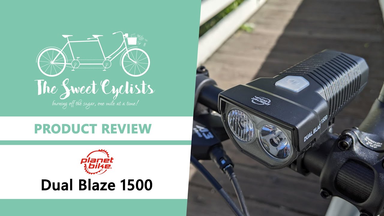 Planet Bike Dual Blaze 1500 Bike LED Headlight Review - feat. 1500 Lumen + USB-C + Dual Optics