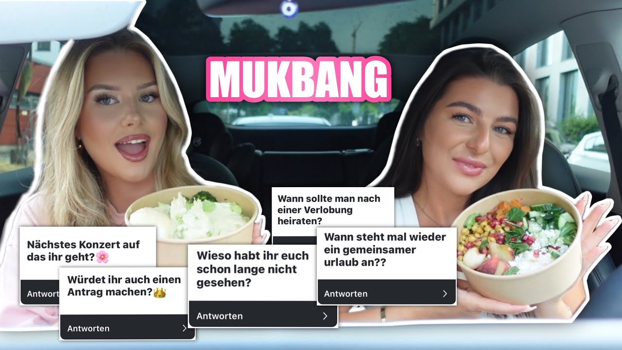 MUKBANG mit HANNAH 🥗: StaTeMenT & random Fragen lol