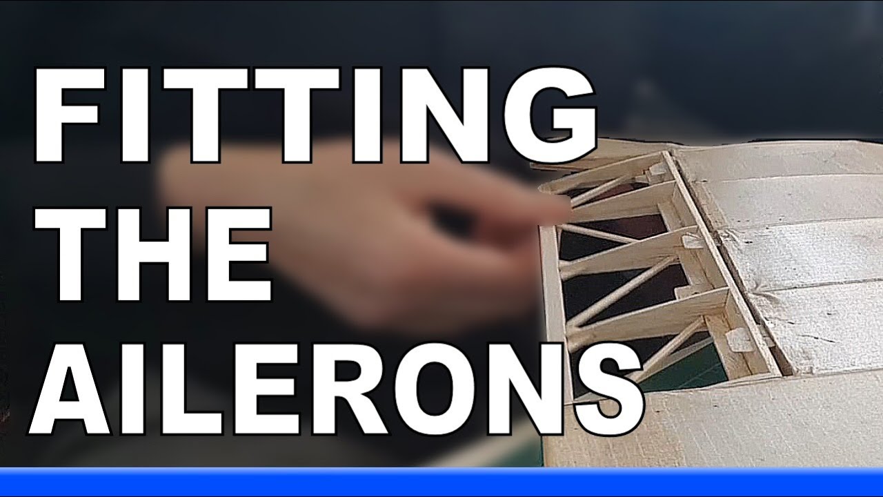 DB Mannock Biplane, Part 11 Hinging and Covering the Ailerons and Connecting the Servos
