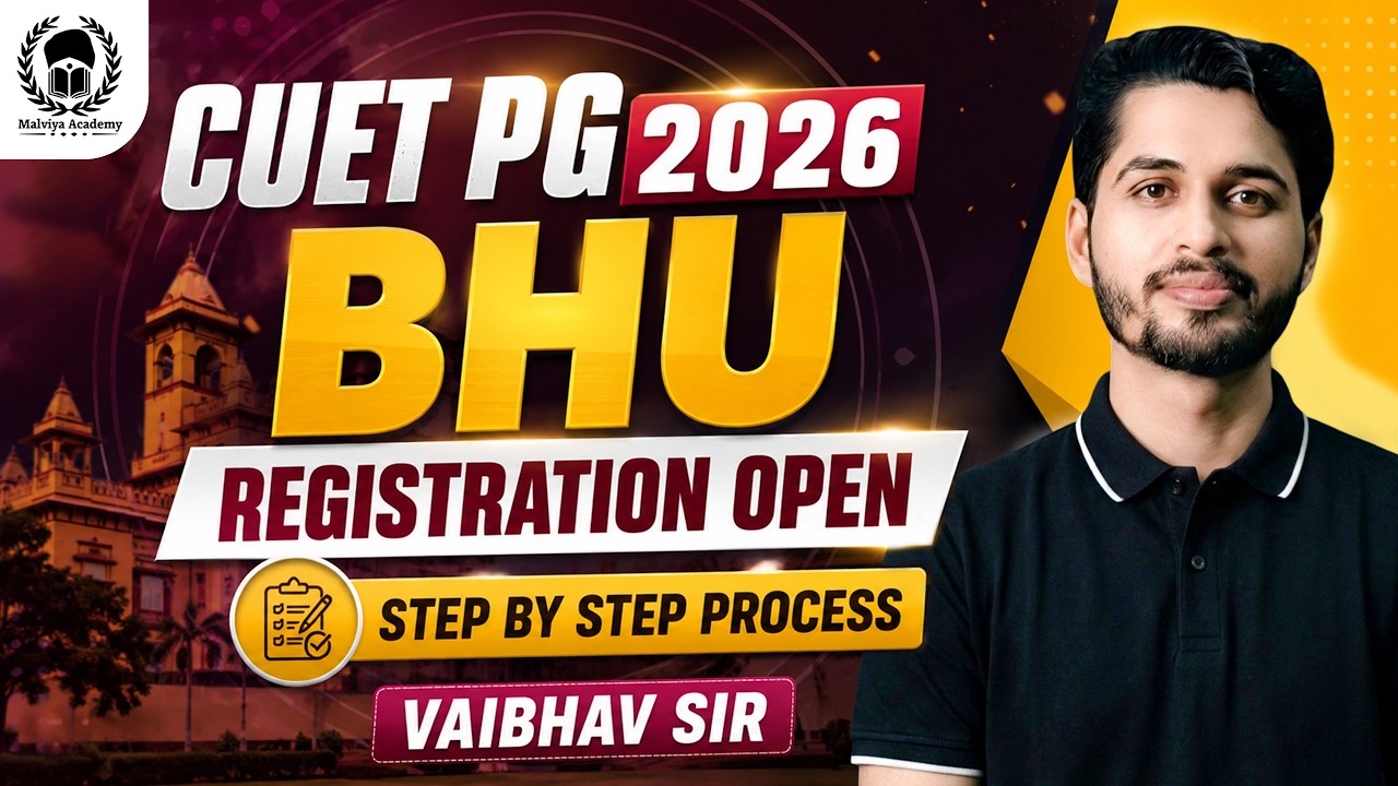 BHU PG 2026 Registration Process Step by Step | BHU PG Admission 2026 | Vaibhav Sir