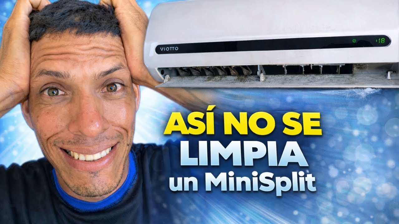 DEJA de lavar el MiniSplit ASÍ (lo estás HACIENDO MAL)