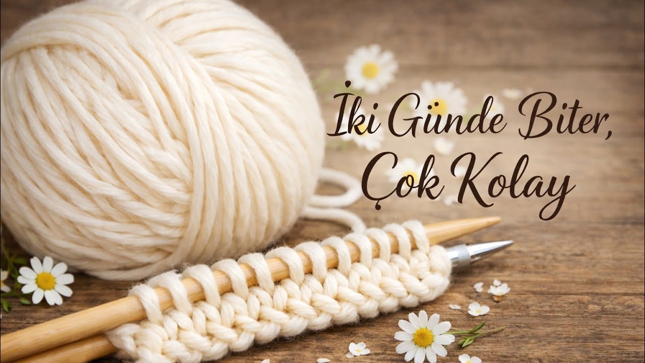 Bu kolay tığ işi yeleği 2 günde bitirin! Yeni başlayanlar için mükemmel 😍