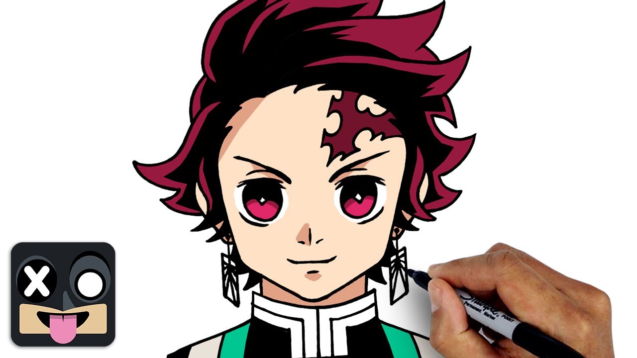 How To Draw Tanjiro | Demon Slayer