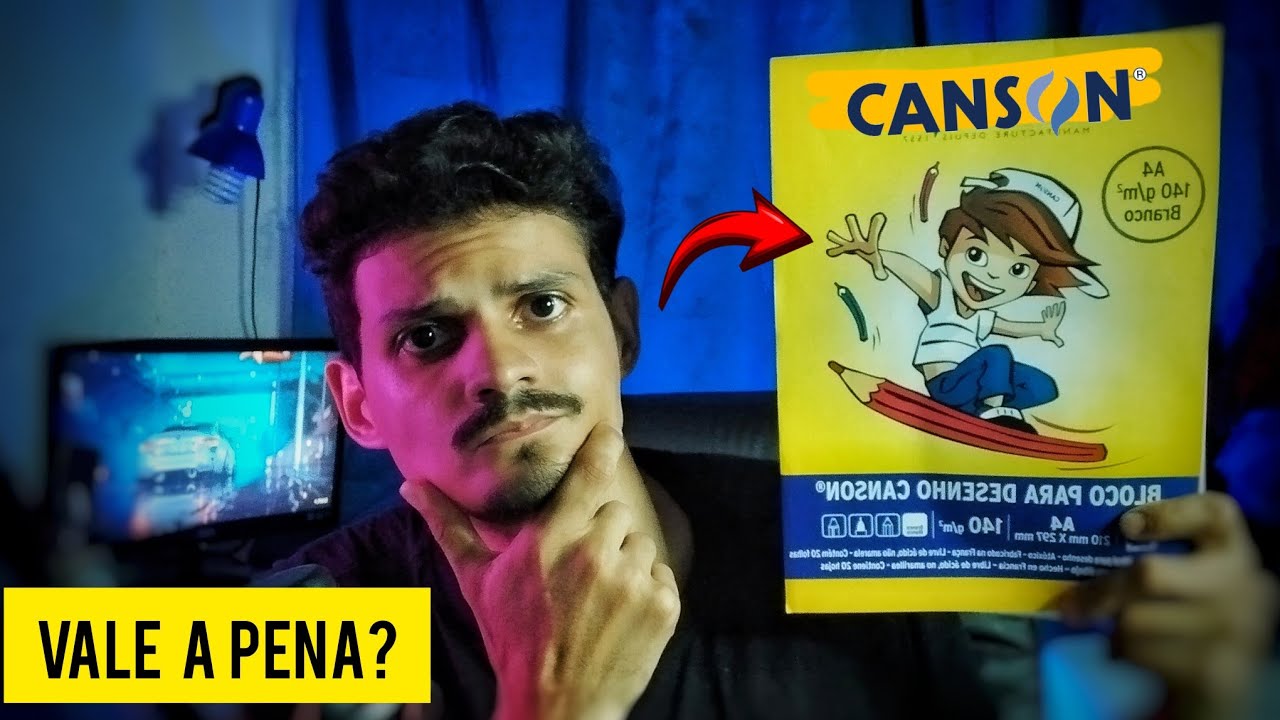 Bloco de folhas Canson vale a pena?? tudo sobre esse papel - Desenho realista - Lenon Silva