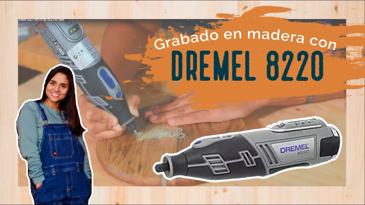 Grabar en madera con Dremel 8220 - Corar Craft