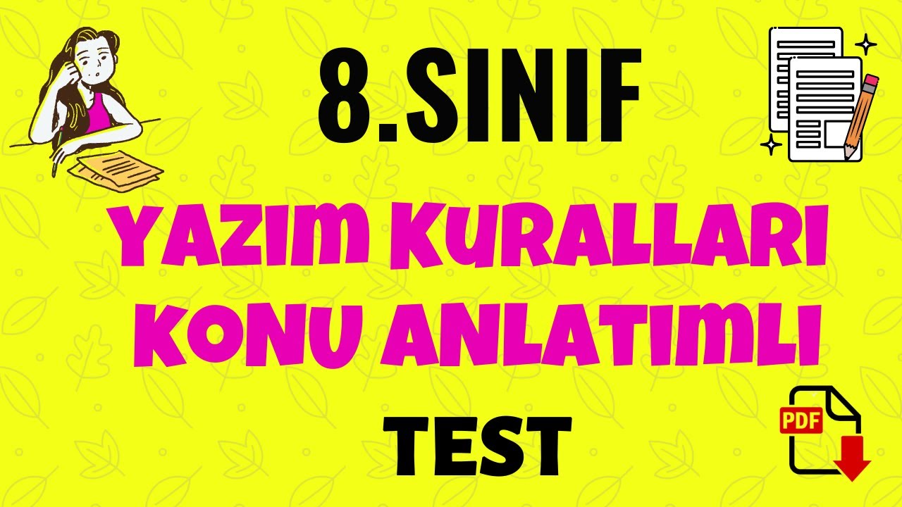 Yazım Kuralları Soru Çözümü | Büyük Harflerin Kullanıldığı Yerler  Test | 8.Sınıf Türkçe | LGS 2022