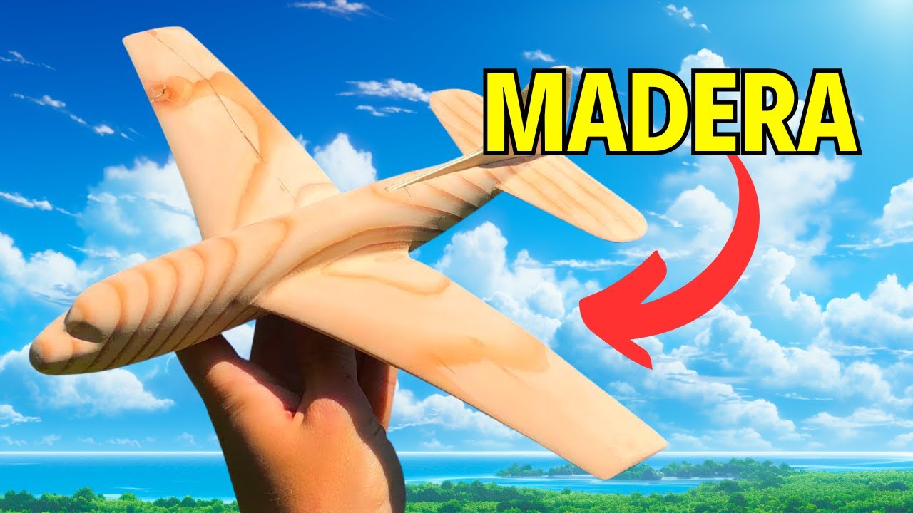 Avión de MADERA VOLANDO (Es Posible?)