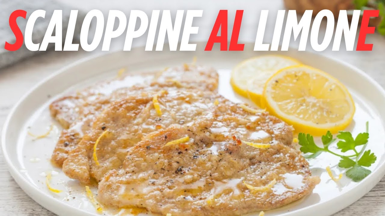 Scaloppine al Limone con 3 Ingredienti Pronte in 10 Minuti!