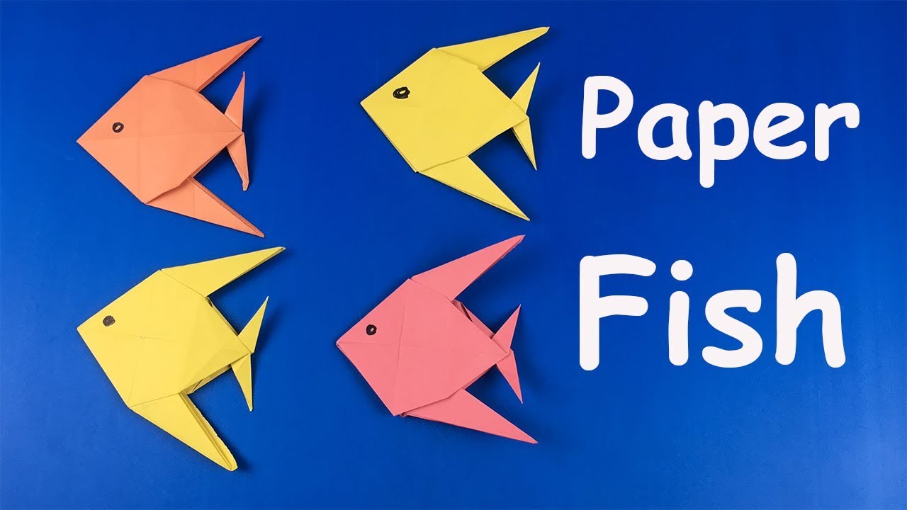 how to make a paper fish easy Origami Fish