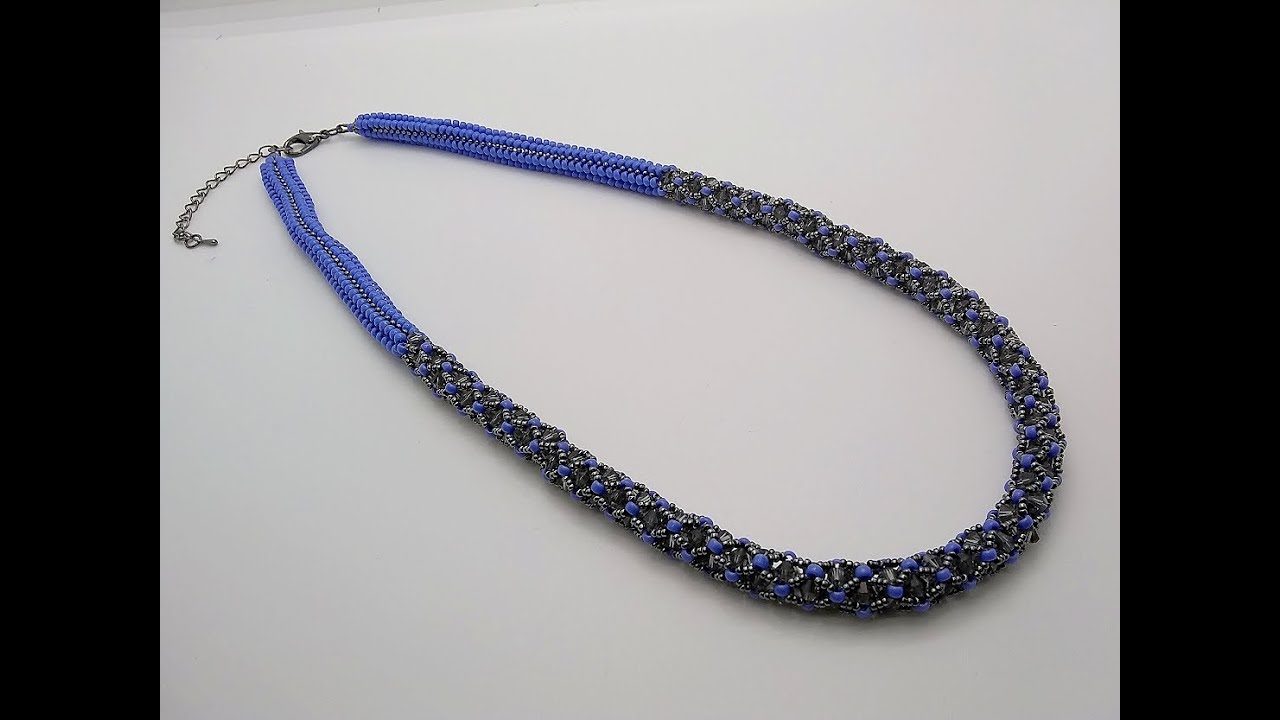 Tubular Herringbone and Tubular Netting Necklace Tutorial