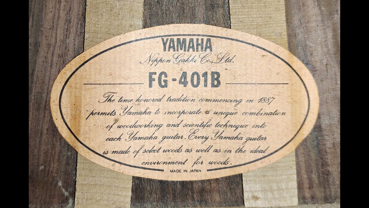Guitar Nhật Yamaha FG401B - 5tr2 - 034.9631.393