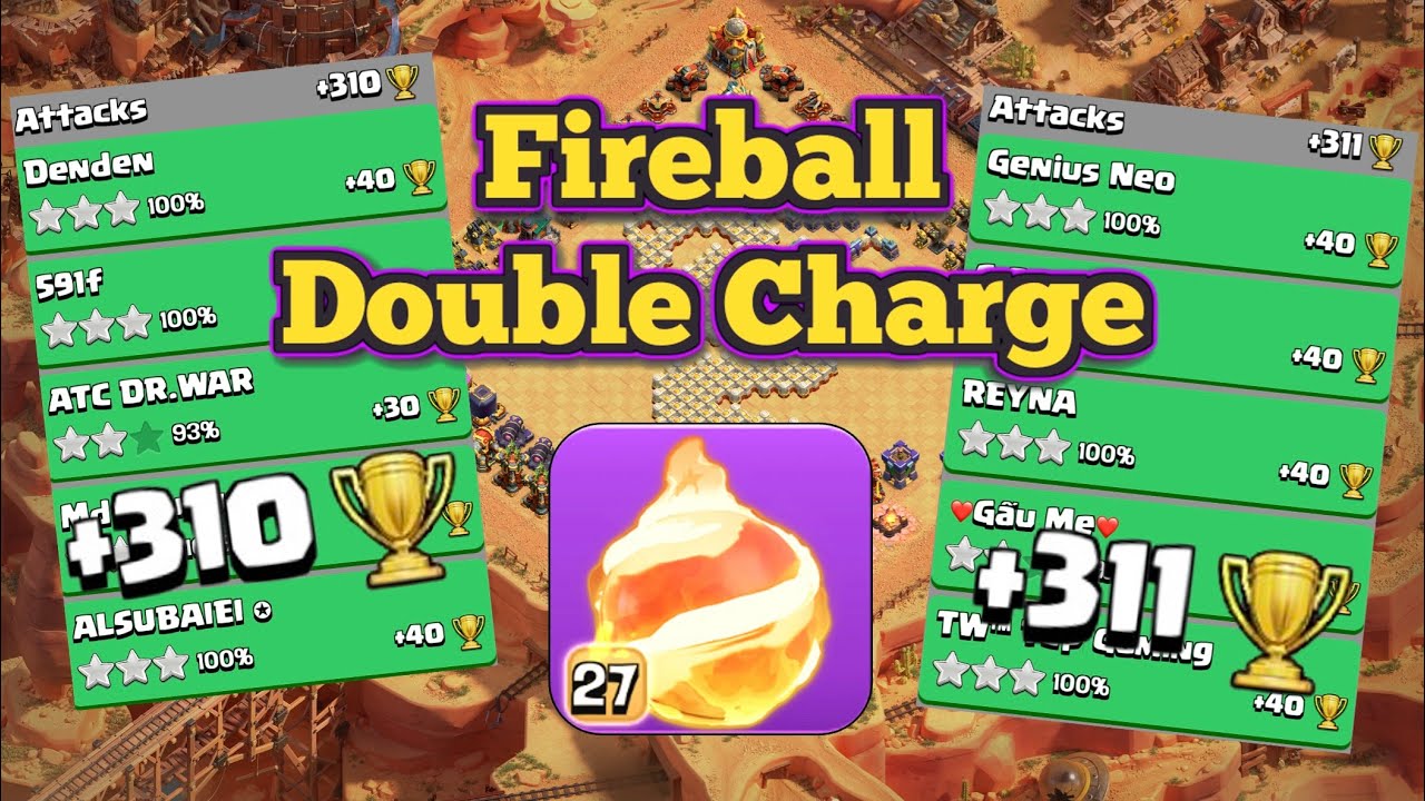 Fireball + 9 healers | Live Attacks! #17 | June 2024