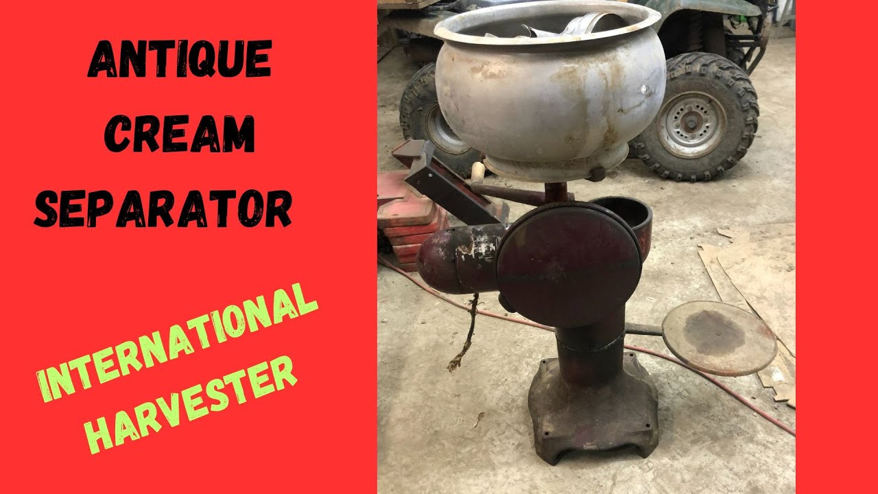Refurbishing an antique cream separator: McCormick Deering Separator