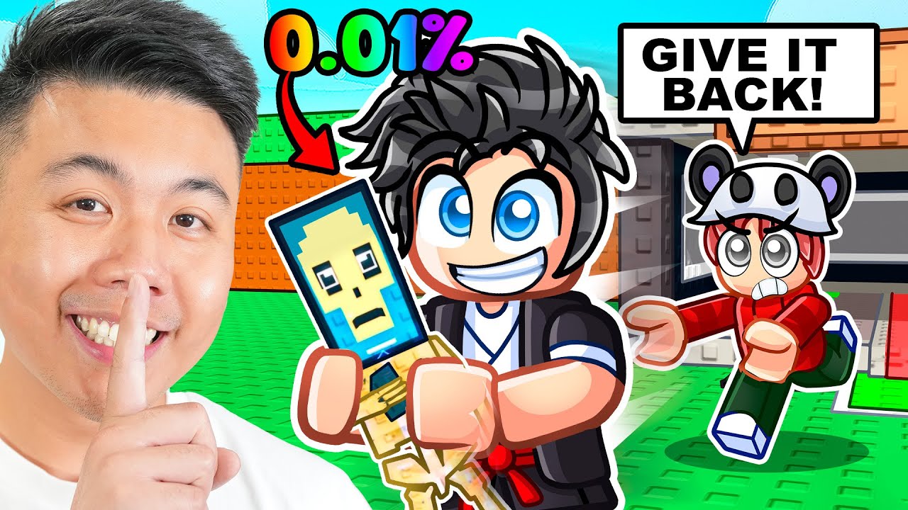 Stealing YouTubers 0.01% BRAINROTS in Steal a Brainrot! (Roblox)