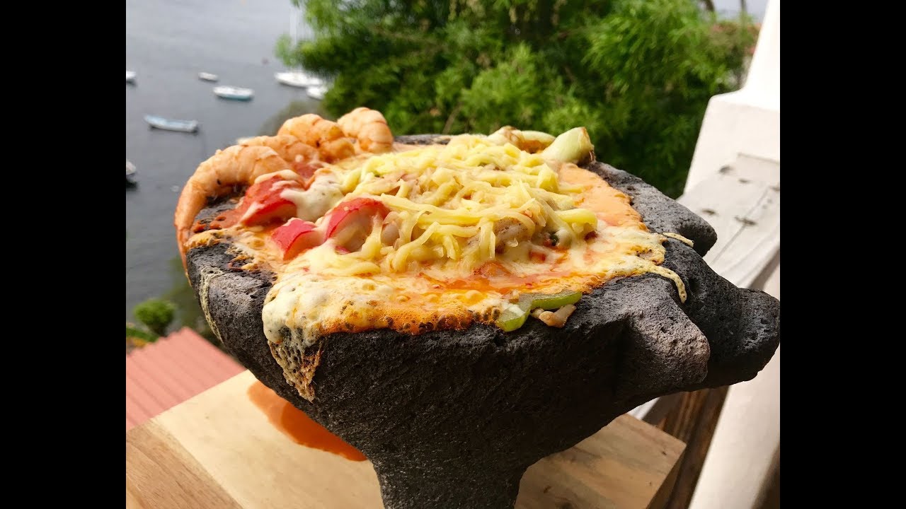 MOLCAJETE DE MARISCOS ¡ESPECTACULAR!