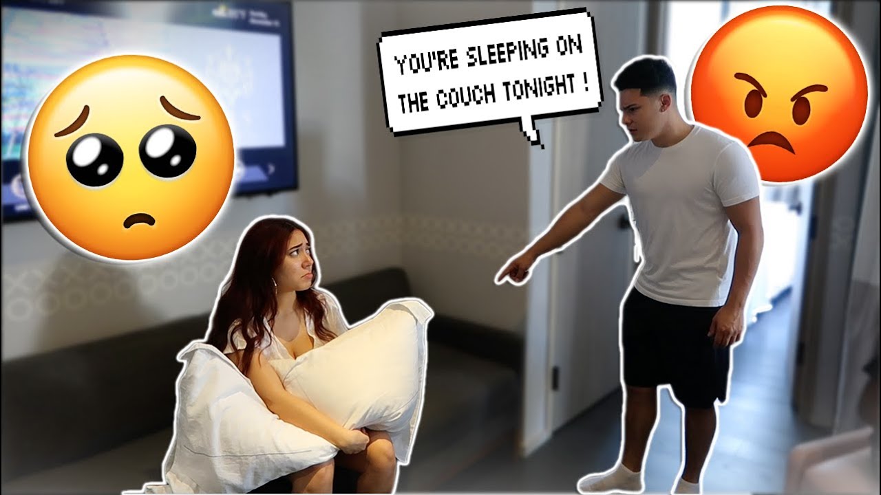 Telling My Girlfriend She's SLEEPING ON THE COUCH To See Her Reaction...