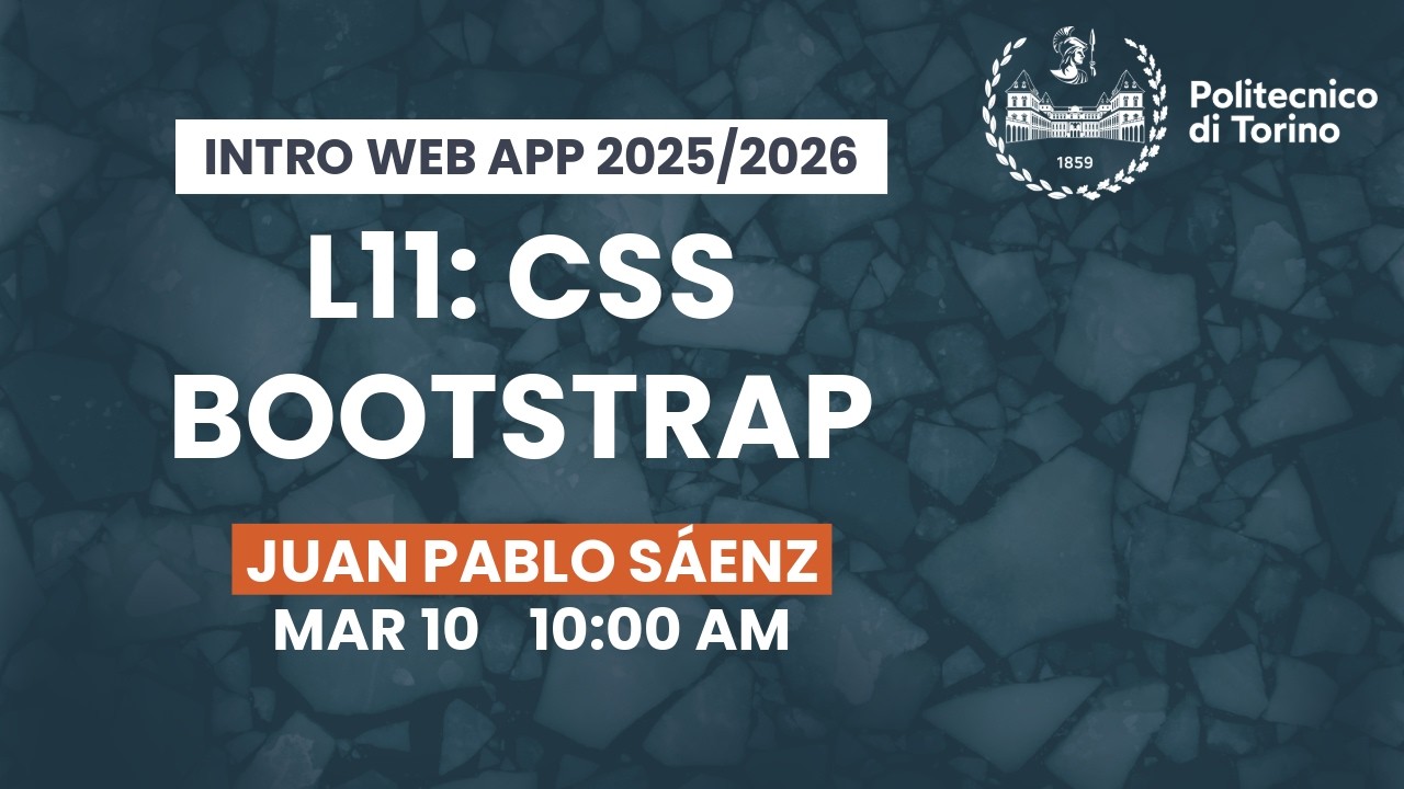 IWA 25/26 - L11: CSS Bootstrap